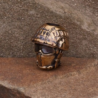 Бусина MR BLADE БОЕЦ ЛАТУНЬ