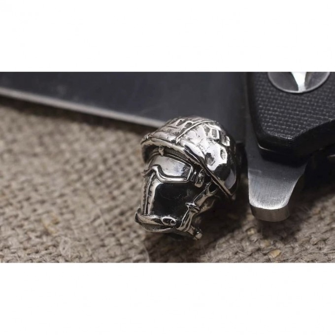 Бусина MR BLADE ВЕЖЛИВЫЕ ПОСЕРЕБРЯННАЯ mb130