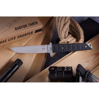 Нож MR BLADE БАДЮК STONEWASH, D2