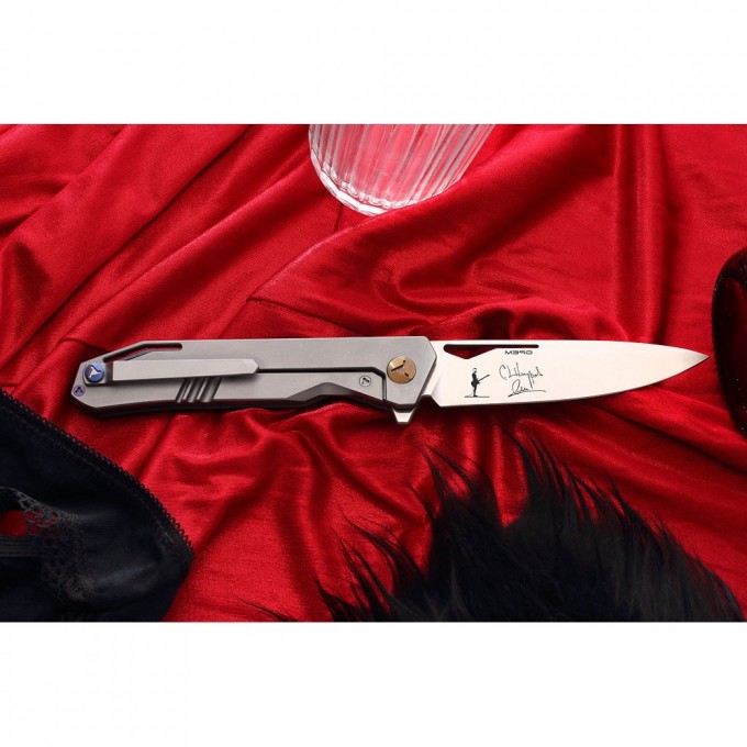 Нож MR BLADE KEEPER NO SHNUR NO PARTY, METALLIC Keeper Metallic