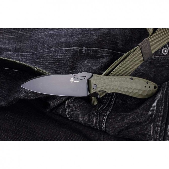Нож MR BLADE PONOMAR OLIVE BLACKWASH BR016