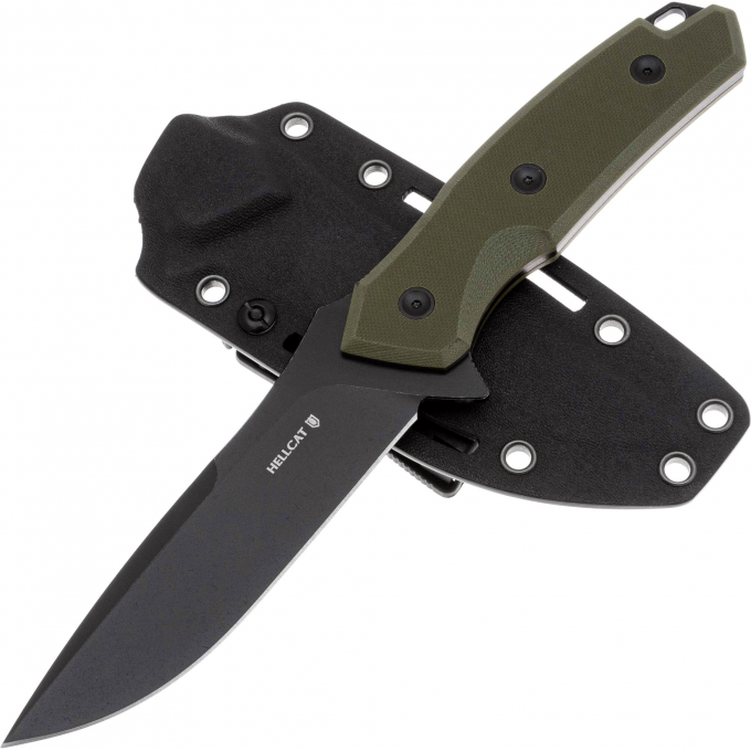 Нож MR.BLADE HELLCAT CQB Olive MB910-A8BSW/G10OD