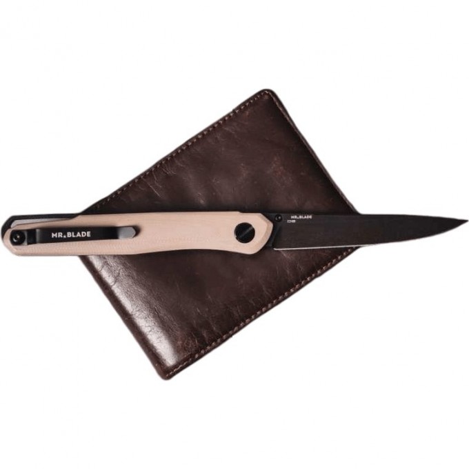 Нож складной MR.BLADE ASTRIS Gen.2 (Black Stonewash, G10 Tan) MB700-BSW